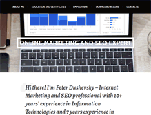 Tablet Screenshot of dushevsky.com